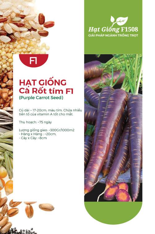 Cà rốt tím - siêu thực phẩm với sức khỏe